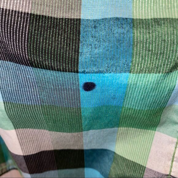 𝅺swiss Cross Men's Casual Button Down Plaid Print - Picture 4 of 4